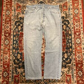 90s USA製 Levi's 501 デニムパンツ W38 L32 W102cm リーバイス ヴィンテージ グランジ ダメージ ジーンズ 524刻印 インディゴ 00s