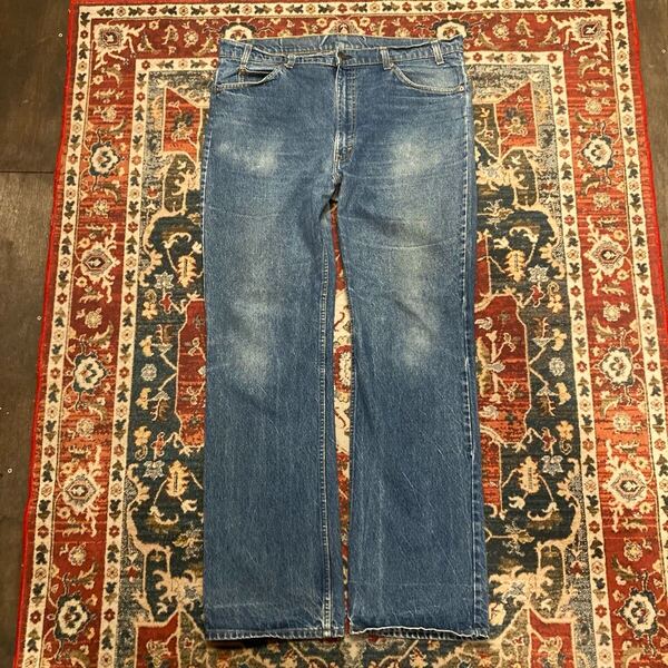 90s USA製 Levi's ヴィンテージ デニムパンツ W40 W104cm ジーンズ グランジ ダメージ リーバイス 517 505 501 575刻印 インディゴ 80s