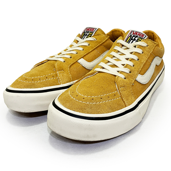 バンズ スケートロー マスタード 26.0cm VANS SK8-LOW 正規品 美品 スウェード キャンバス ローカット カジュアル ファッション サーフ 黄