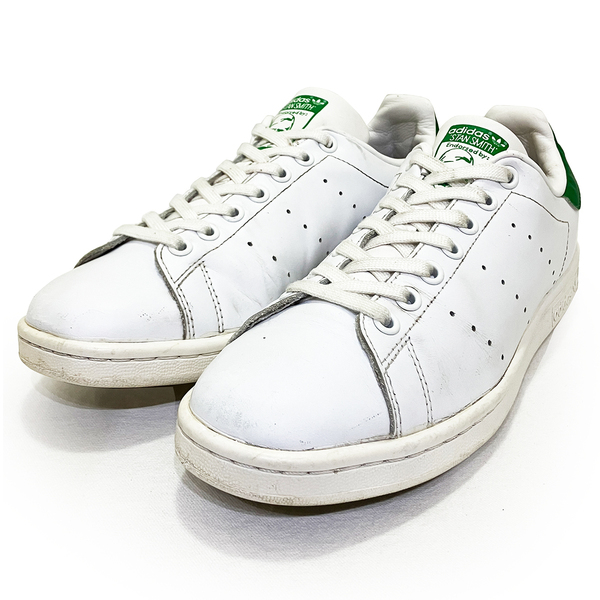 アディダス オリジナルス スタンスミス レザー ホワイト グリーン 26.5cm ADIDAS ORIGINALS STAN SMITH 正規品 M20324 ファッション 白 革