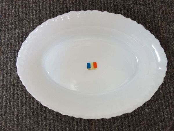 送料無料!新品・未使用 ヤマザキ春のパン祭り 1987 白いグルメ皿 6枚セット カレー皿 パスタ皿 アルクフランス社 春のパンまつり