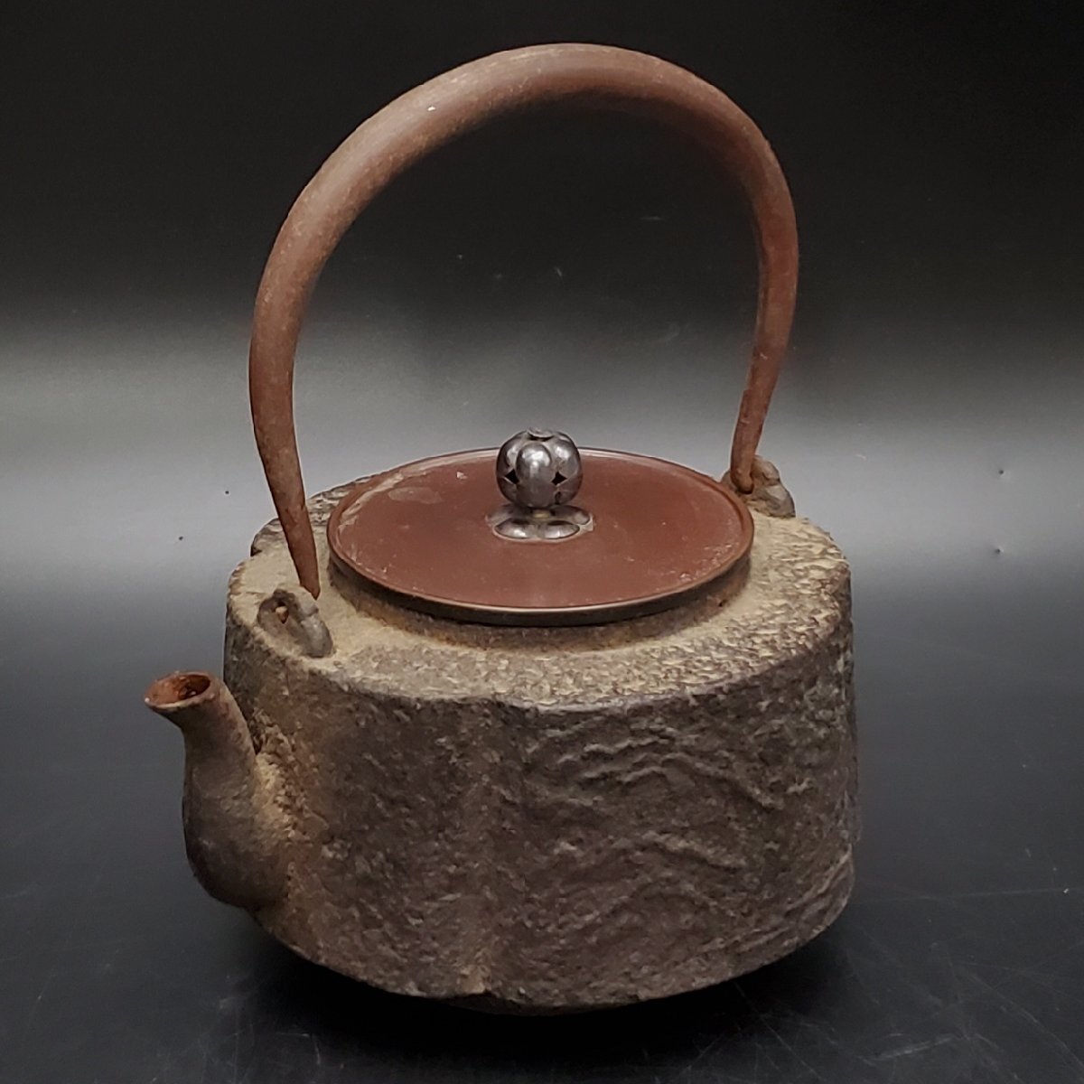 鉄瓶　蓋銅製 Yahoo!オークション -「鉄瓶 銅蓋」(工芸品) の落札相場・落札価格