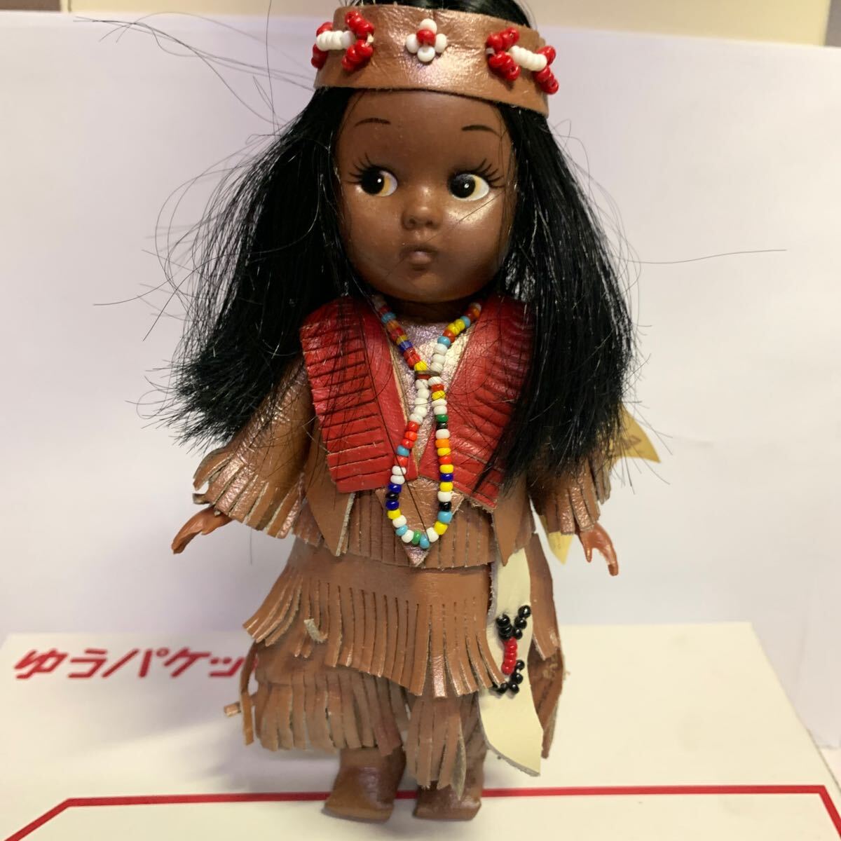 【美品】carlson dolls カールソンドール ヴィンテージ ペア インディアンドール28cm Carlson dolls アメリカ | こりすのパン