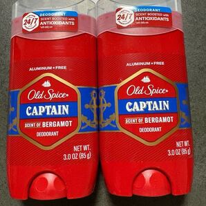 〈送料無料〉オールドスパイス【CAPTAIN】85g 2本セット デオドラント 制汗剤 oldspice キャプテン スティック メンズ レディース 夏向け