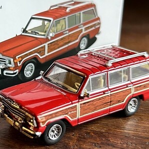 ★Jeep Grand Wagoneer(グランドワゴニア)ミニカー1/64 RED(送料無料)