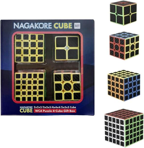 ナガコレキューブセット 2×2 3×3 4×4 5×5 競技用Cube 立体ゲー
