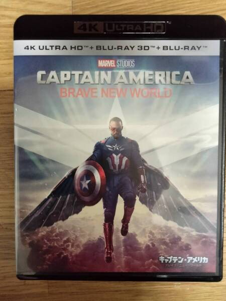 キャプテン・アメリカ:ブレイブ・ニュー・ワールド【ケース+ブルーレイ】4K・3Dなし【未使用】