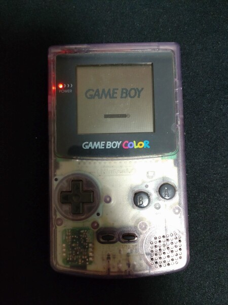 ゲームボーイカラー クリアパープル CGB-001 Nintendo COLOR GAMEBOY GBC ゲームボーイ 任天堂 スケルトン 67
