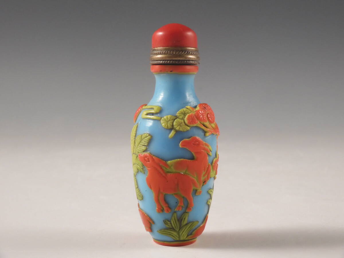 中国美術 乾隆 硝子 蓋物 高9cm(K-XA693) Yahoo!オークション -「乾隆ガラス」の落札相場・落札価格