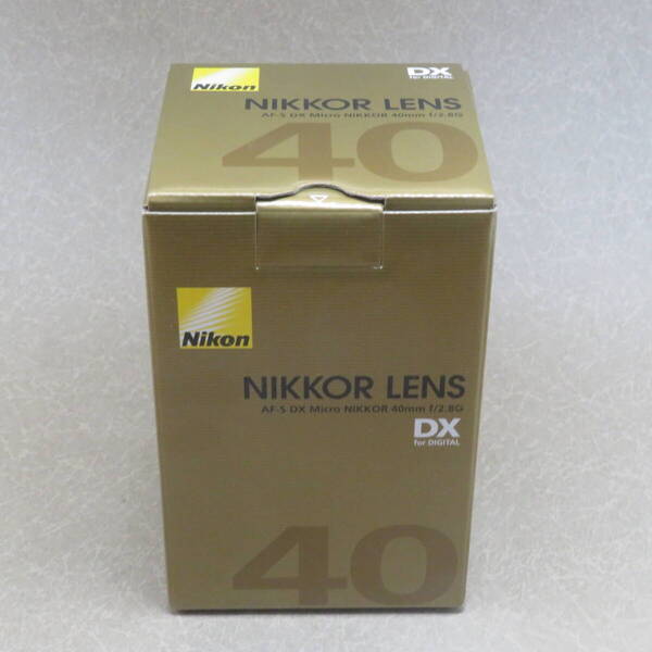 Nikon 単焦点マイクロレンズ AF-S DX Micro NIKKOR 40mm f/2.8G ニコンDXフォーマット専用