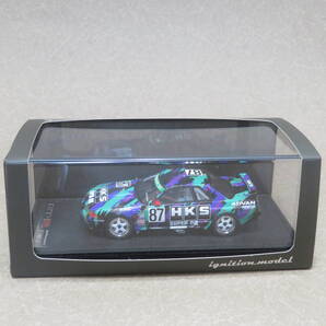 イグニッションモデル 1/43 ニッサン スカイライン GT-R BNR32 HKS スカイライン No.87 1993 JTC 完成品ミニカー IG2976