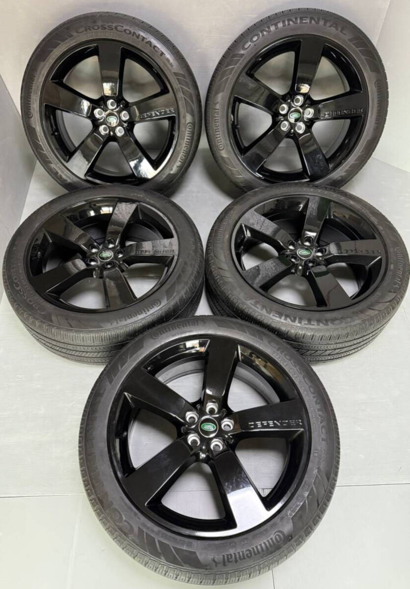 234R 現行 DEFENDER 純正 22インチ+continental Yahoo!オークション -「ディフェンダー ホイール 22インチ」の