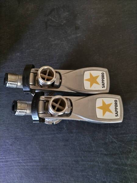 【中古美品】ビールサーバー用ヘッド 2個セット サッポロビール 氷冷式サーバー 瞬冷式サーバー 送料無料 ビアサーバー