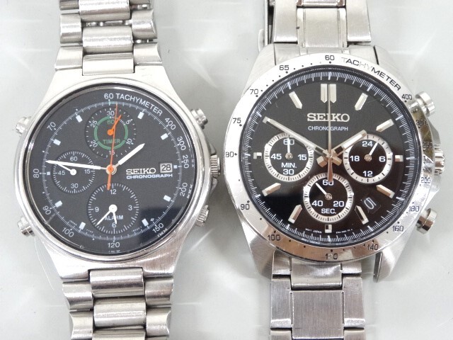【ジャンク品】SEIKO クロノグラフ メンズ腕時計 Yahoo!オークション -「seiko クロノグラフ ジャンク」の落札