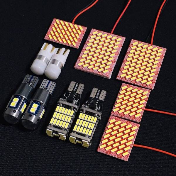 NOAH ノア AZR 60系 60 LED ルームランプセット 超爆光 4014SMD 基板 室内灯 バックランプ ポジション球 ナンバー灯 ホワイト 送料無料