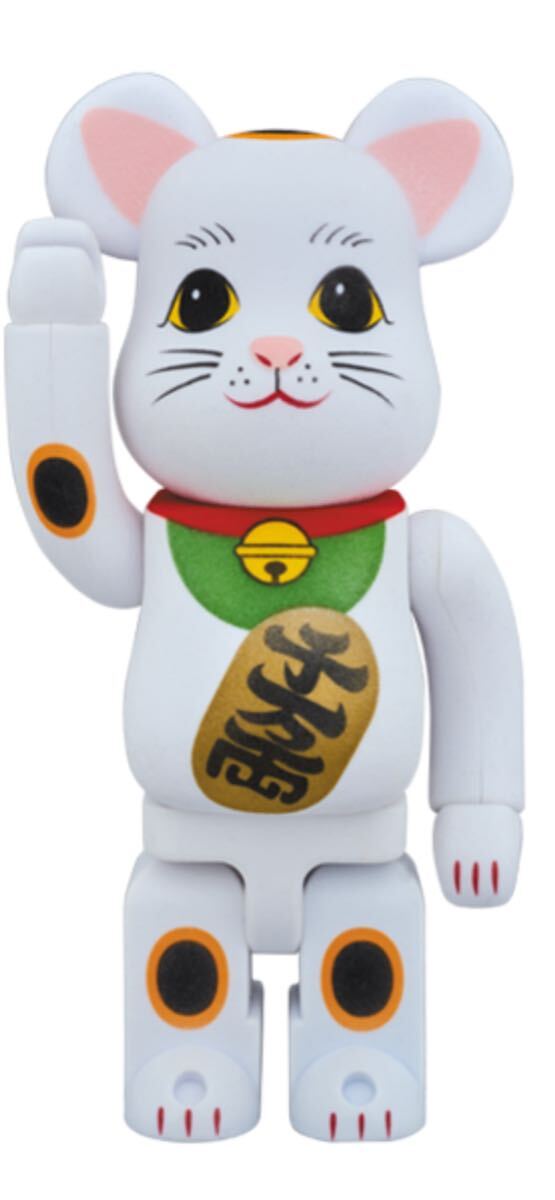 BE@RBRICK - レア 初期品 白 MANEKINEKO BE@RBRICK 招き猫 400% BE@RBRICK Lucky Cat MANEKI NEKO Gold × Silver 1000% MEDICOM