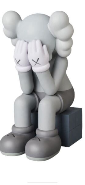 新品 未開封 国内正規品 KAWS PASSING THROUGH GRAY COMPANION カウズ コンパニオン ブラウン 灰色 メディコムトイ フィギュア 人形