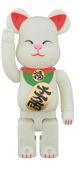 激レア 2015年8月発売 新品 未開封BE@RBRICK MANEKI NEKO GID 招き猫 蓄光 400% 千万両 開運招福 メディコムトイ フィギュア 人形
