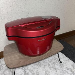 【2019年製】SHARP水なし調理鍋 HEALSIO KN-HW16E-R