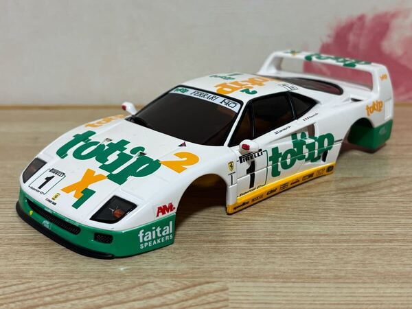 送料無料 京商 ミニッツ レーサー オートスケールコレクション フェラーリ F40 totip レースカー ラジコンボディ KYOSHO MINI-Z FERRARI