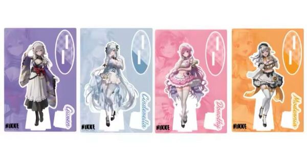 最安 nikke ニケ メガニケ カフェコラボ 4コンプセット アクリルスタンド