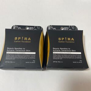 芦屋化粧品 SPIRA クッションファンデーション 2個 マイクロニードル ファンデーション