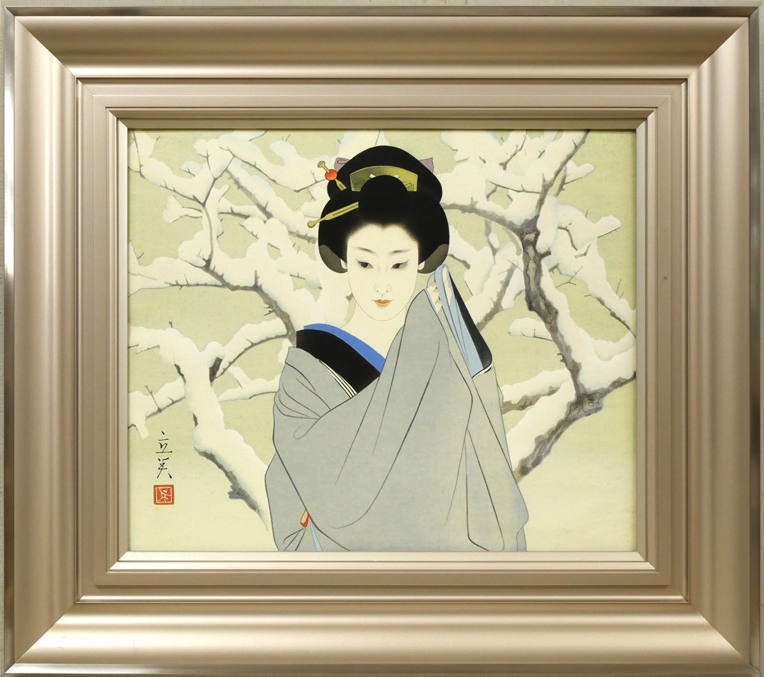 #志村立美 複製画 2点セット 額装 Yahoo!オークション -「志村立美」の落札相場・落札価格