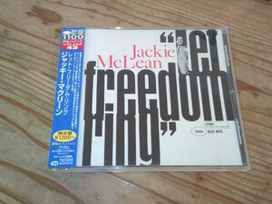 CD:JACKIE McLEAN LET FREEDOM RING レット・フリーダム・リング ジャッキー・マクリーン:帯付:BLUE NOTE:24bitデジタルリマスター