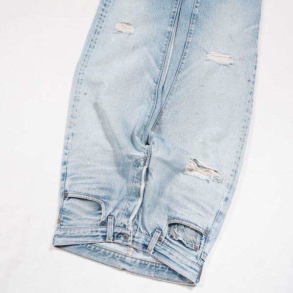 80’s Levi’s 501 Redline w29(actual27.5) denim pants vintage USA製 ビンテージ リーバイス 赤耳 80s 90s レディース 古着