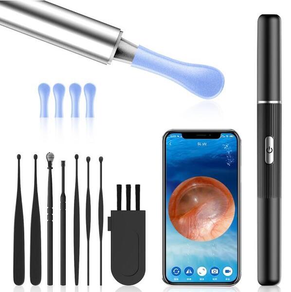 耳かき カメラ付き9点セット 耳掃除 3.5mm極細レンズ 【革新版&LEDライト付き&2000万画質】