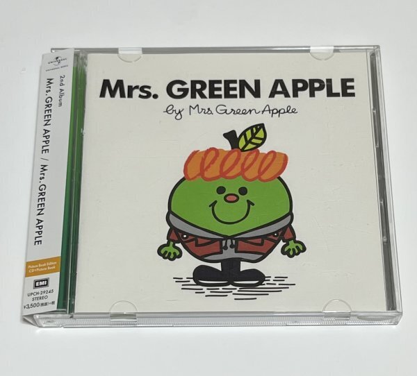 【帯付】 Mrs. GREEN APPLE 2nd Album 完全生産限定盤 絵本盤 CD+Picture Book アルバム ミセスグリーンアップル #B465