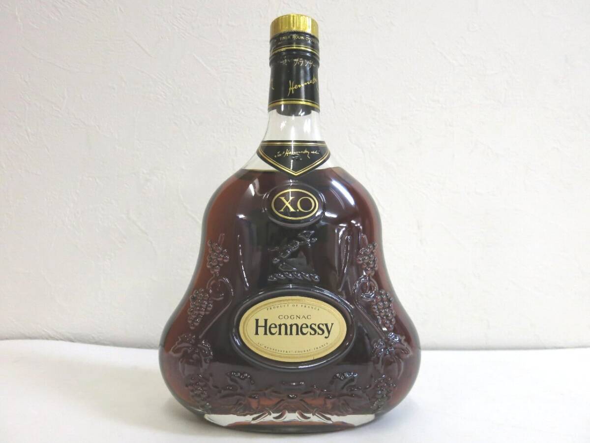 ssx2673様　ヘネシー XO クリアボトル 金キャップ バイセル公式】ヘネシー Hennessy XO 金キャップ クリアボトル