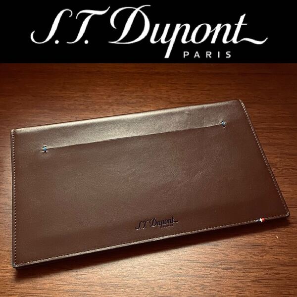 【新品 定価5.3万】デュポン★S.T.DUPONT★ ORGANIZER PLAT SLIM★財布★長財布★パスポートケース★領収書入れ★革小物★雑貨★