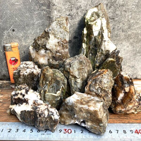 アクアリウム 渓谷石セット⑧★清流石 水槽レイアウト メダカ 熱帯魚