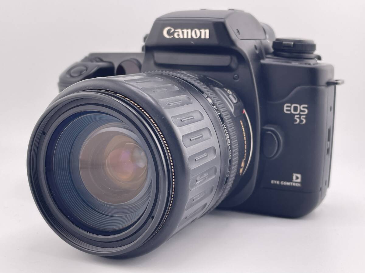 美品 Canon EOS 55 レンズ2本付き Yahoo!オークション -「canon eos55」の落札相場・落札価格
