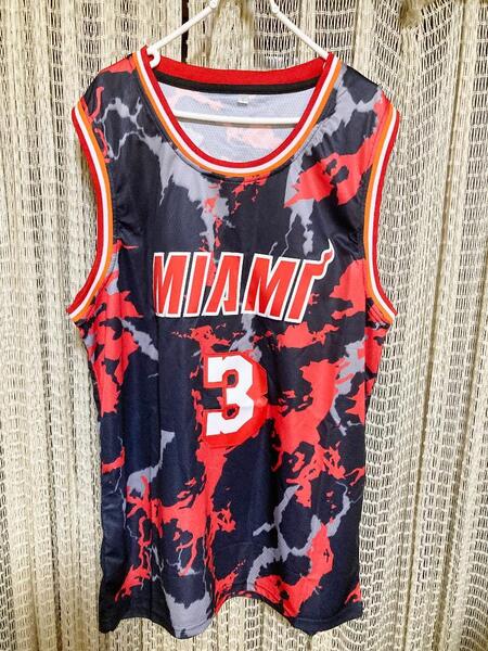 NBA★マイアミヒート★ドウェイン ウエイド★ユニフォーム★日本サイズ XL