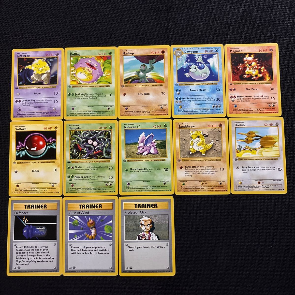 ポケモンカード 旧裏 初版 ノーマルカード 全80種80枚 コンプリートセット Yahoo!オークション -「ポケモンカード 旧裏 初版」の落札相場