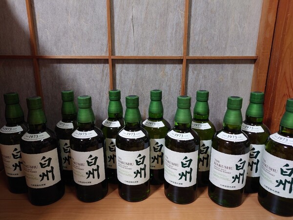 サントリー 白州 12本 ■匿名配送■送料無料■ウイスキー 700ml 検索 山崎 響 10 15 17 18 21 未開栓 免税店 限定品 ミニ
