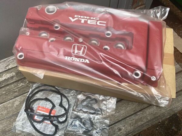 絶版品!本物!信頼のホンダ純正品!B16A B16B B18C シビック インテグラ タイプR CR-X CRX EF DA DC EGEK カムタペットヘッドカバーセット