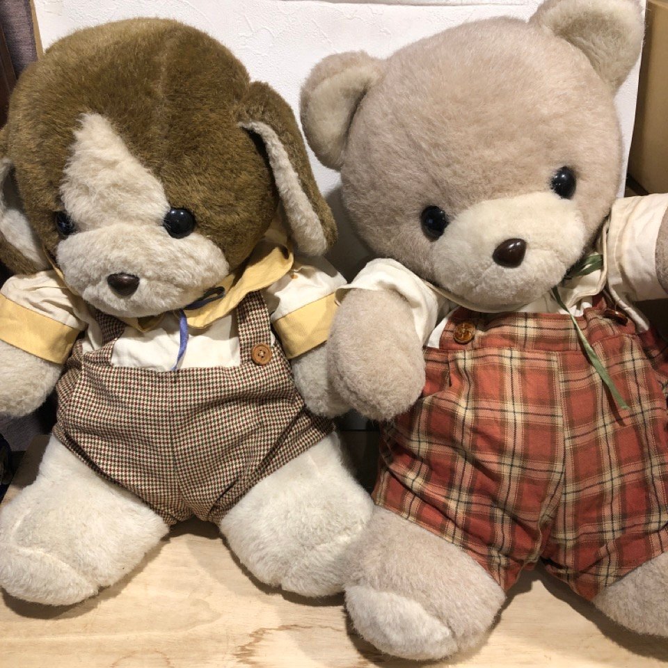 レトロ サンアロー ちいさな犬&熊 ぬいぐるみ 中古品 日本製 2025年最新】Yahoo!オークション -サンアロー ぬいぐるみ 犬の