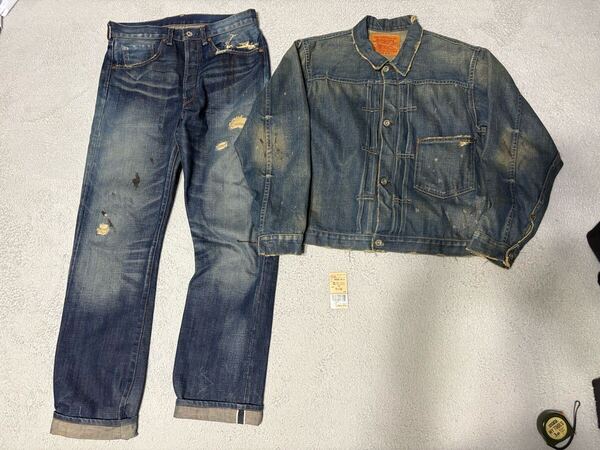 Levi's リーバイス S506XX 大戦モデル 200着限定 セットアップ デニムジャケット 1st パンツ ヴィンテージ 2004年 S501XX