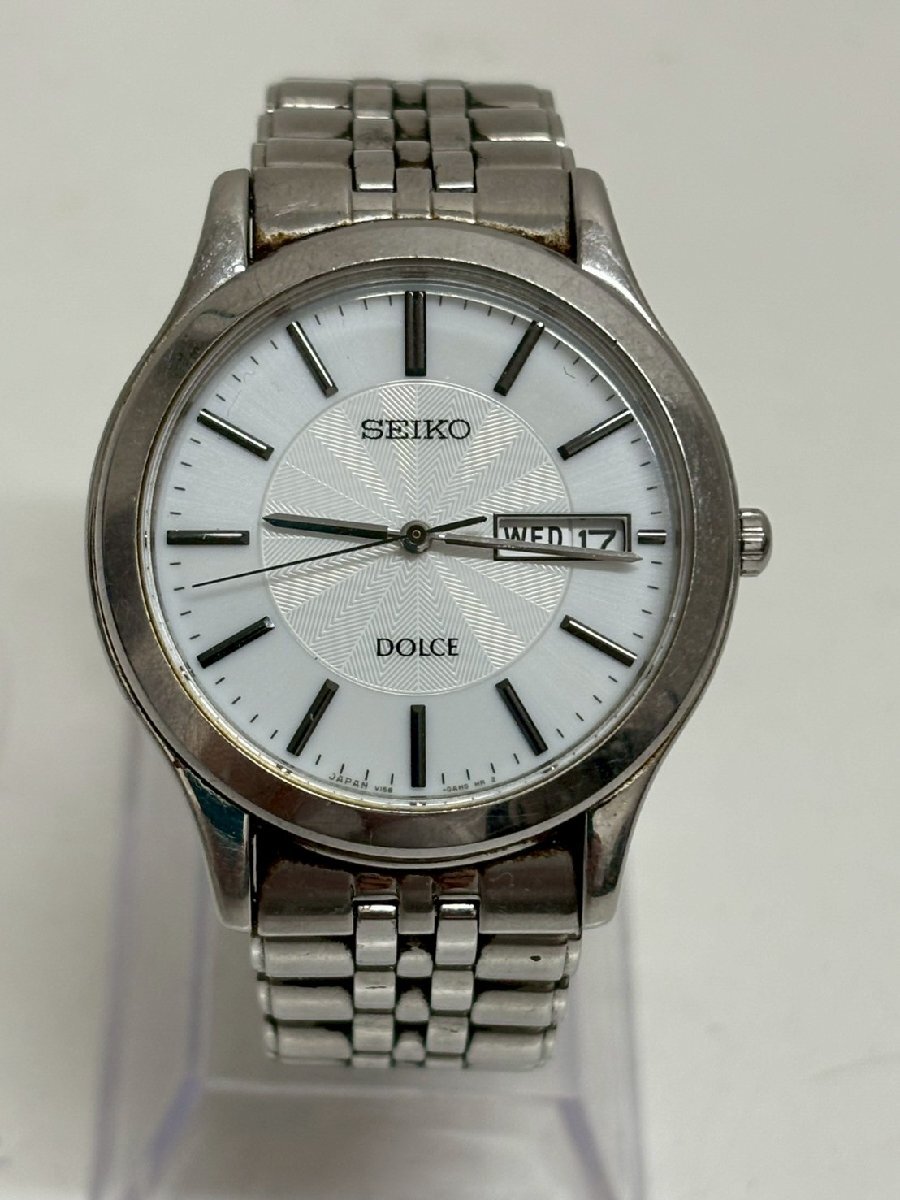 【中古品(現状品)】 SEIKO ソーラー時計 V158-0AR0 Yahoo!オークション -「seiko v158」の落札相場・落札価格