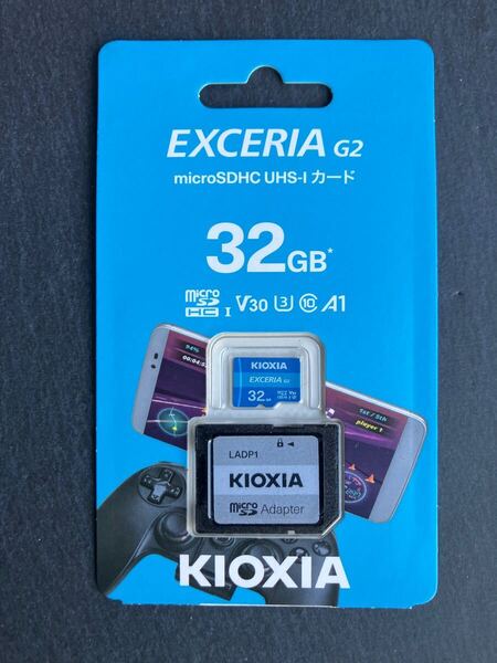 キオクシア KIOXIA EXCERIA G2 microSDHCカード 32GB Class10 UHS-I U3 V30 A1 最大読込100MB/s 最大書込50MB/s KMU-B032G
