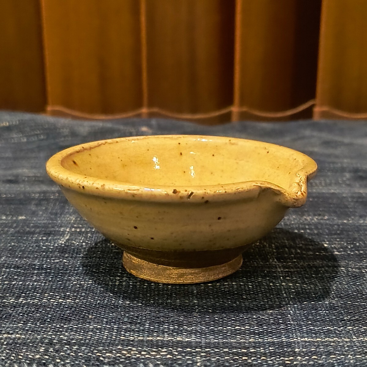 片口■古い時代物の古萩片口 古い酒器 経年貫入 茶器 古美術 時代物骨董 希少■ Yahoo!オークション -「古瀬戸片口」(アンティーク