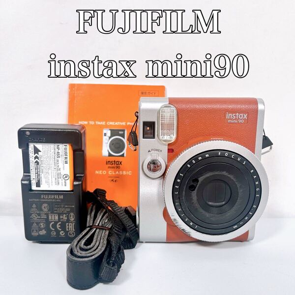 【動作品】FUJIFILM フジフィルム instax mini90 カメラ 富士フィルム