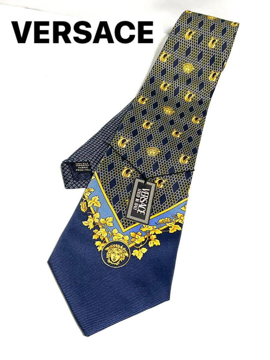 【極美品】 VERSACE ネクタイ 新品同様 ブランドロゴ アート オシャレ 2025年最新】Yahoo!オークション -ヴェルサーチネクタイの中古品