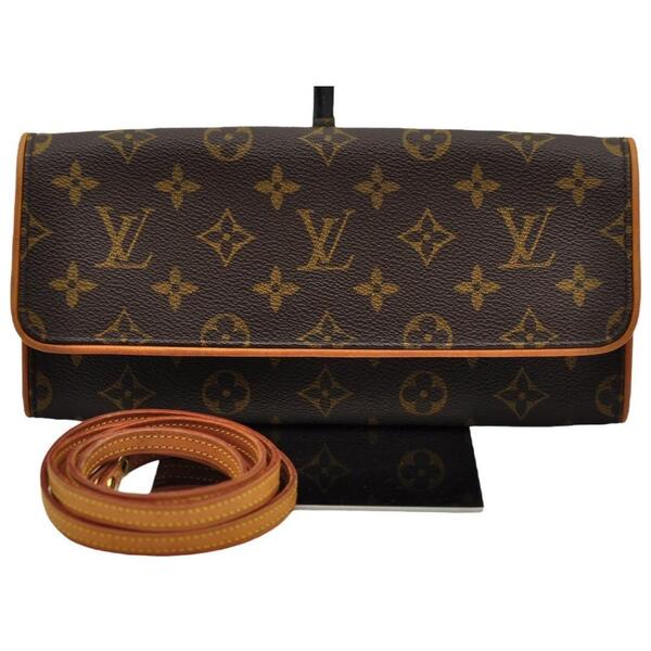 Louis Vuitton ルイヴィトン 美品 モノグラム ポシェットツインGM ショルダーバッグ