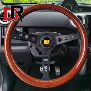 MOMO モモ Indy ウッドステアリング 車ハンドルMOMO ヘリテージ