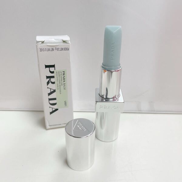PB4-50722W13 未使用 PRADA プラダ リップバーム ブラッシング ケア U001 リップクリーム 化粧品 コスメ 保湿 ケア 箱付き