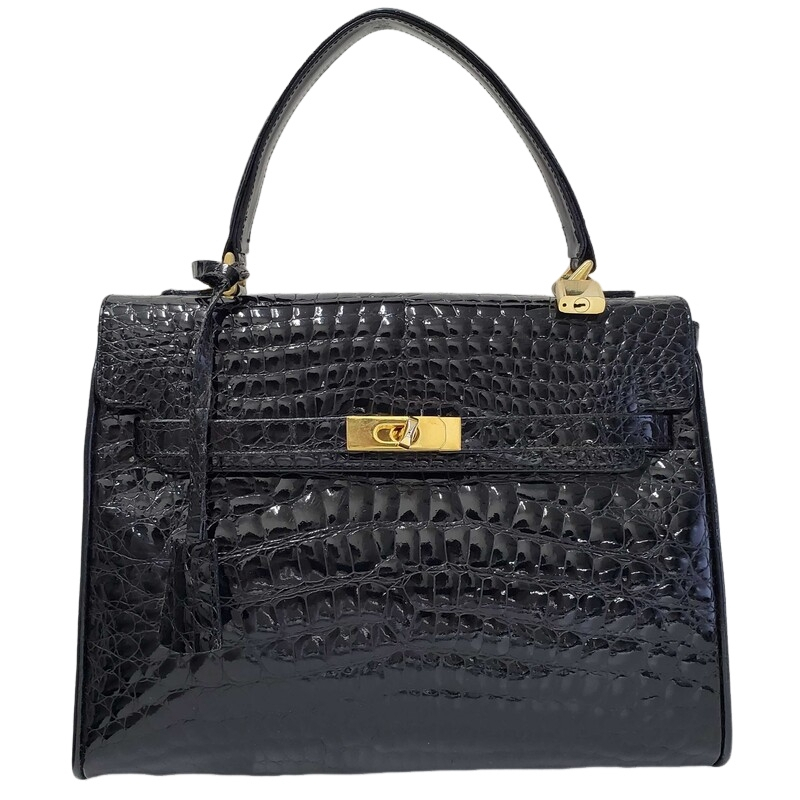 【美品】JRA認定 クロコダイルバッグ ケリーバッグ風 ハンドバッグ 楽天市場】ハンドバッグ クロコ ケリーの通販
